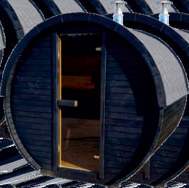 Barrel sauna