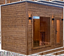 Frame sauna